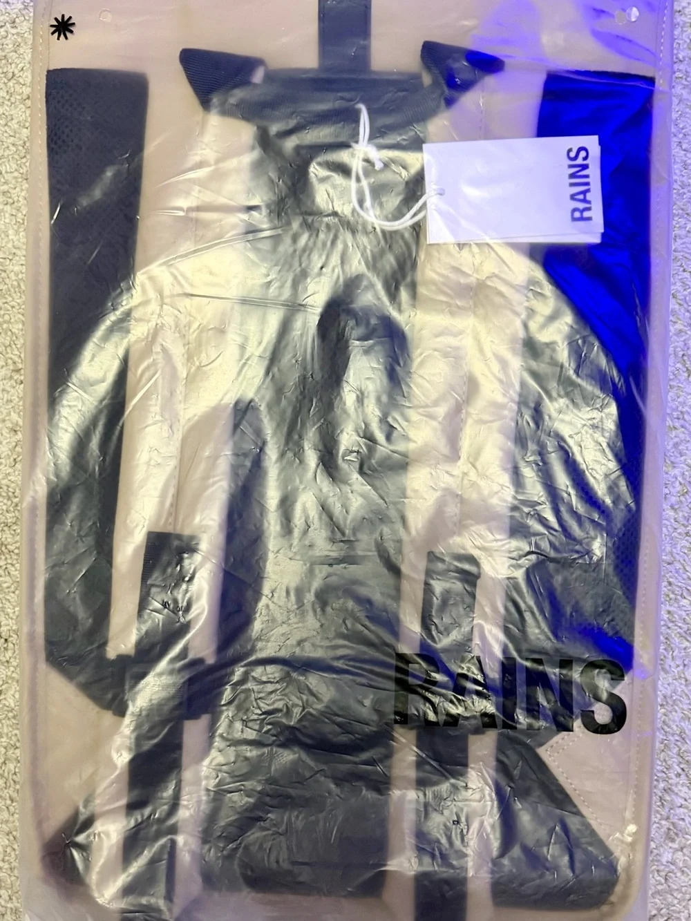 NWT Rains Rolltop Rucksack Waterproof Backpack in Sand - Unisex